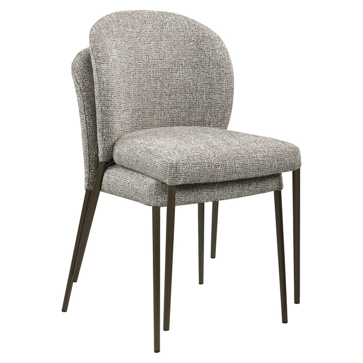 Stacker Set of 2 Dining Chairs - Earth Tweed