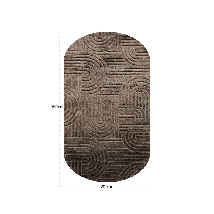 Liff Rug - Dark Brown