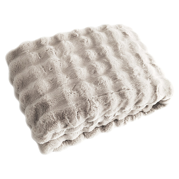 Cosy Fluff Throw - Cream