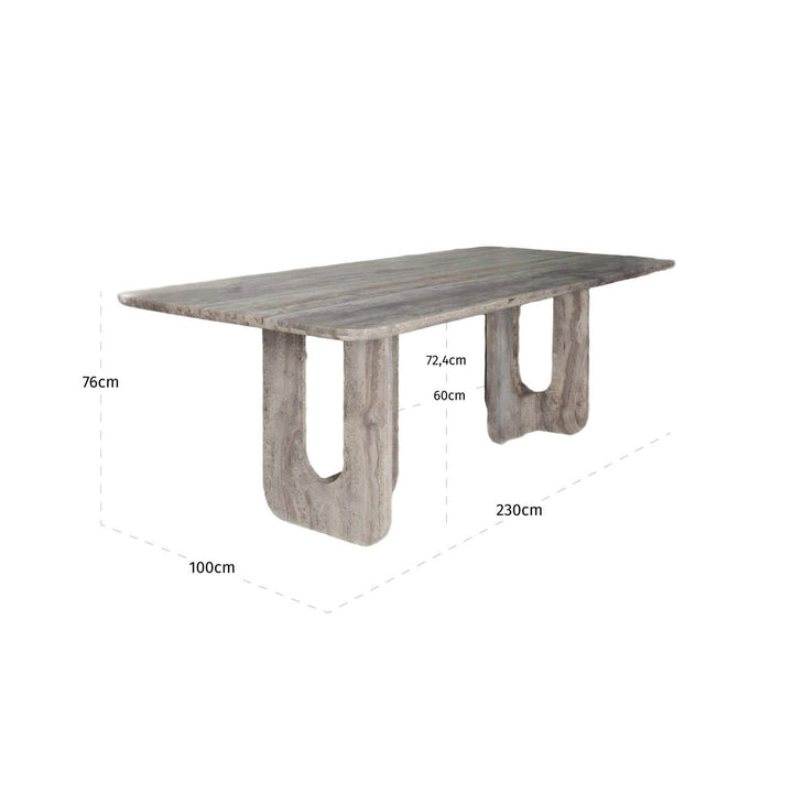 Westin Rectangular Dining Table 230cm