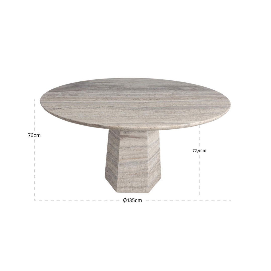 Westin Round Dining Table 135cm
