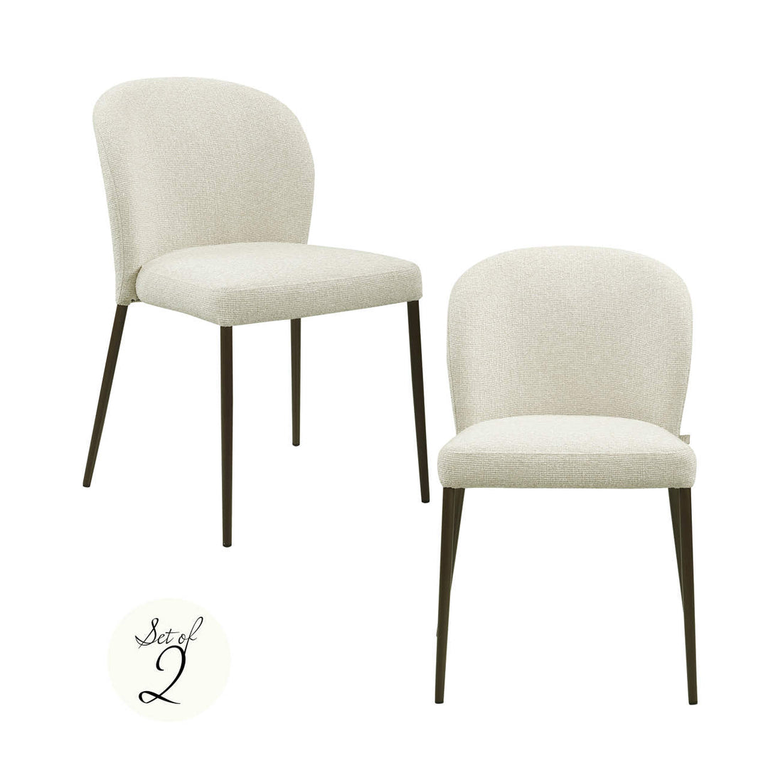 Stacker Set of 2 Dining Chairs - Biscotti