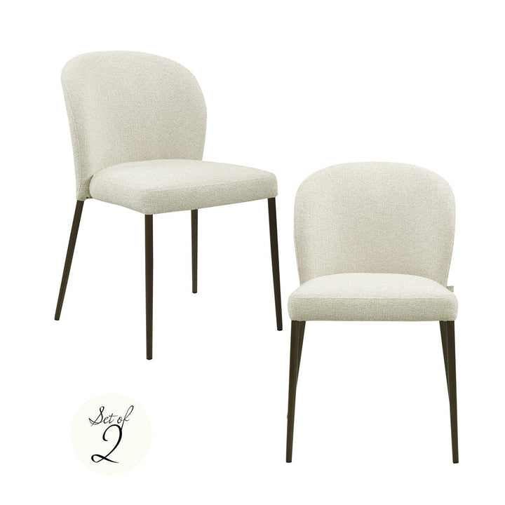 Stacker Set of 2 Dining Chairs - Biscotti