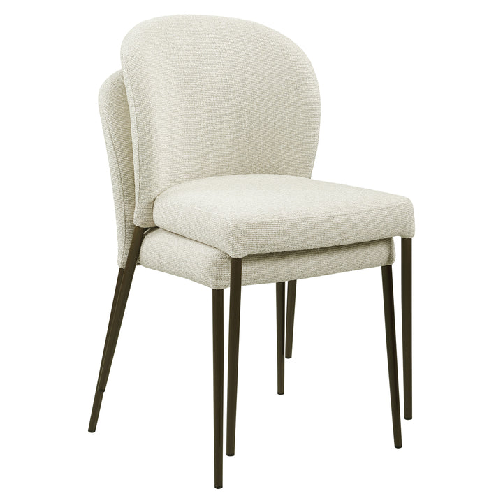 Stacker Set of 2 Dining Chairs - Biscotti