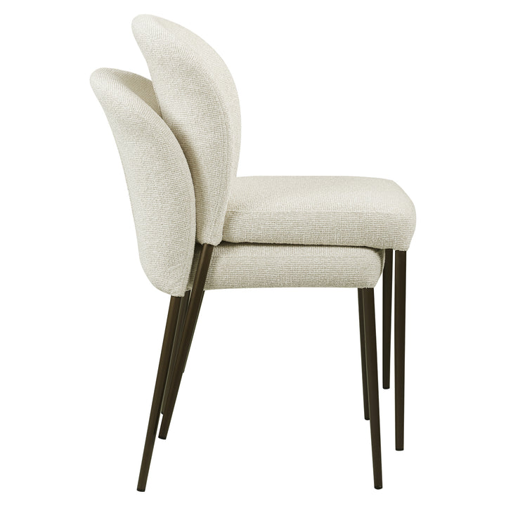 Stacker Set of 2 Dining Chairs - Biscotti
