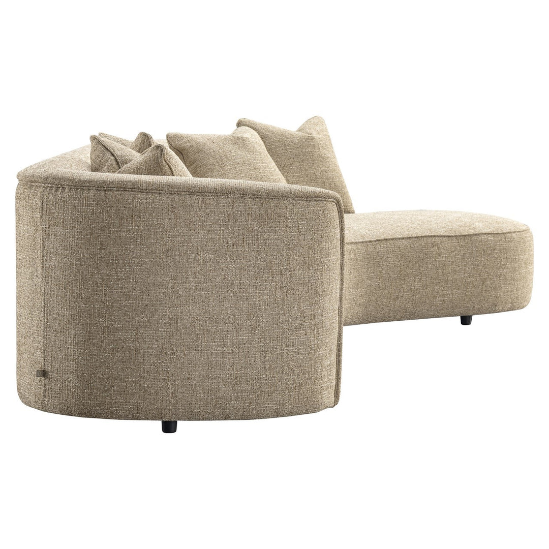 Romero Right Sofa - Sand Tweed