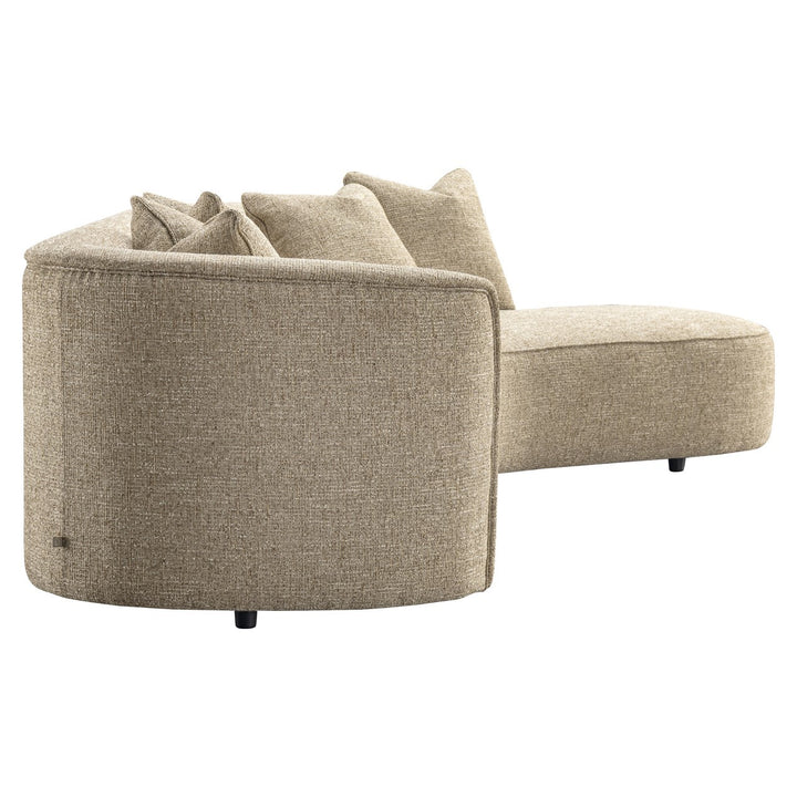 Romero Right Sofa - Sand Tweed