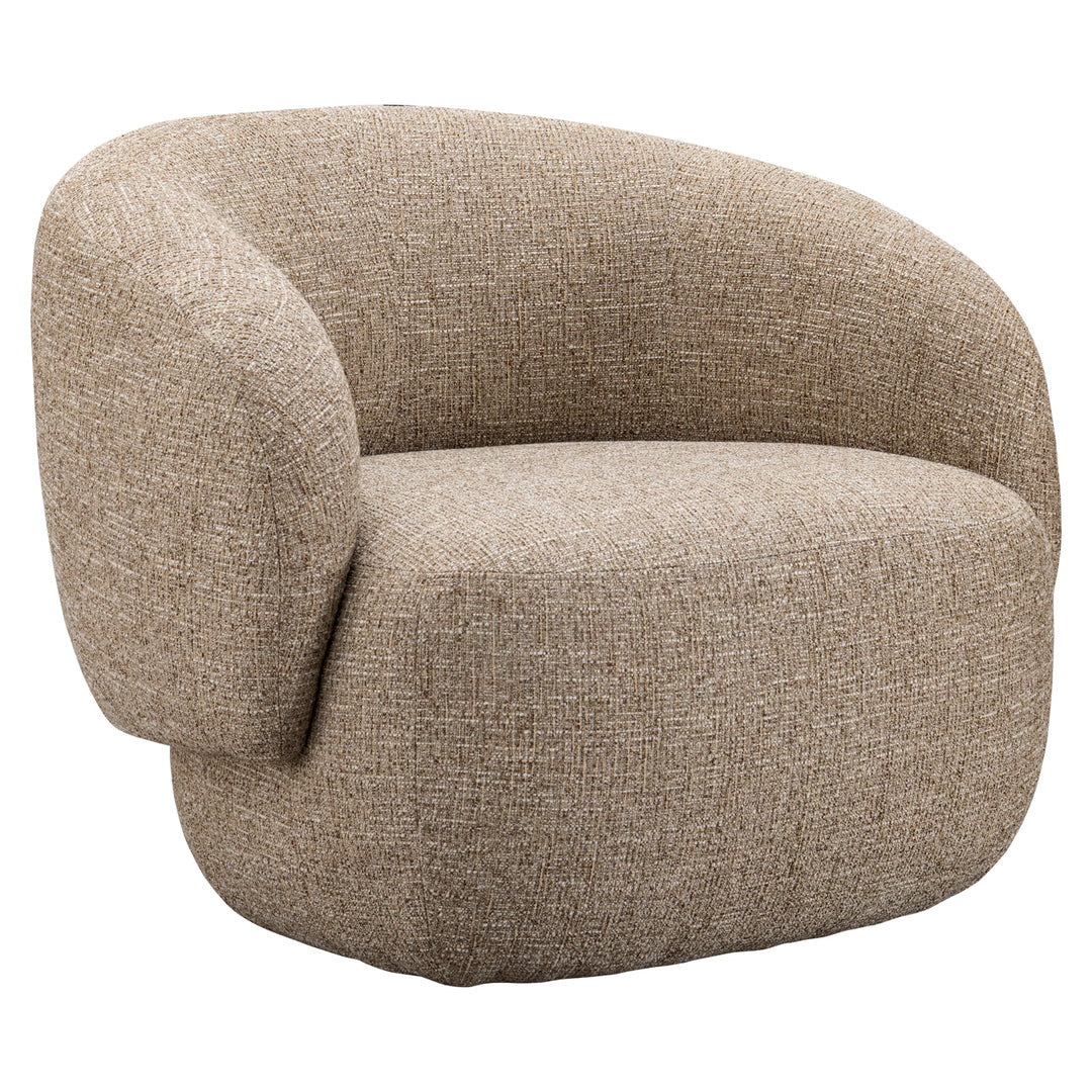 Milano Lounge Chair - Sand Tweed