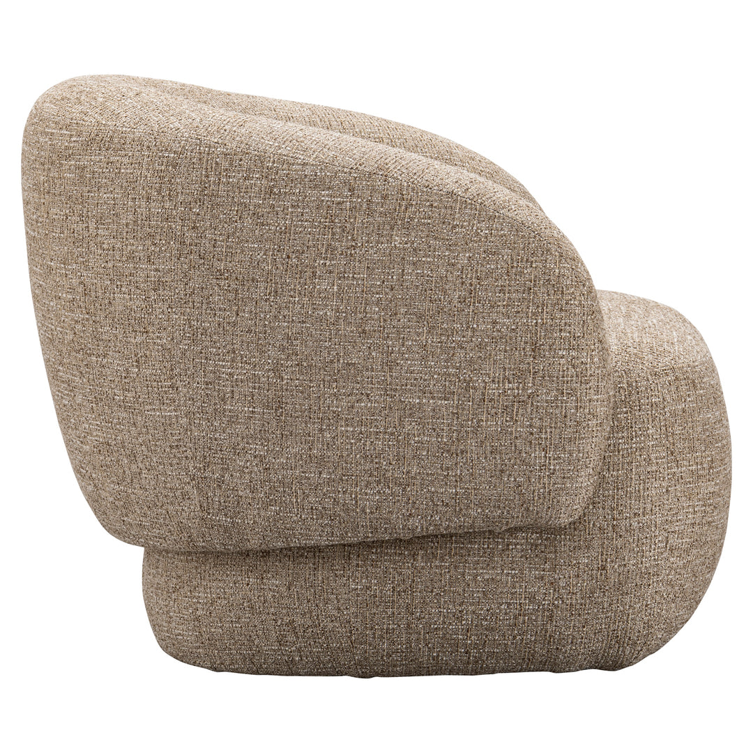 Milano Lounge Chair - Sand Tweed