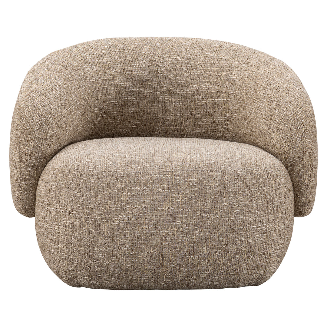 Milano Lounge Chair - Sand Tweed