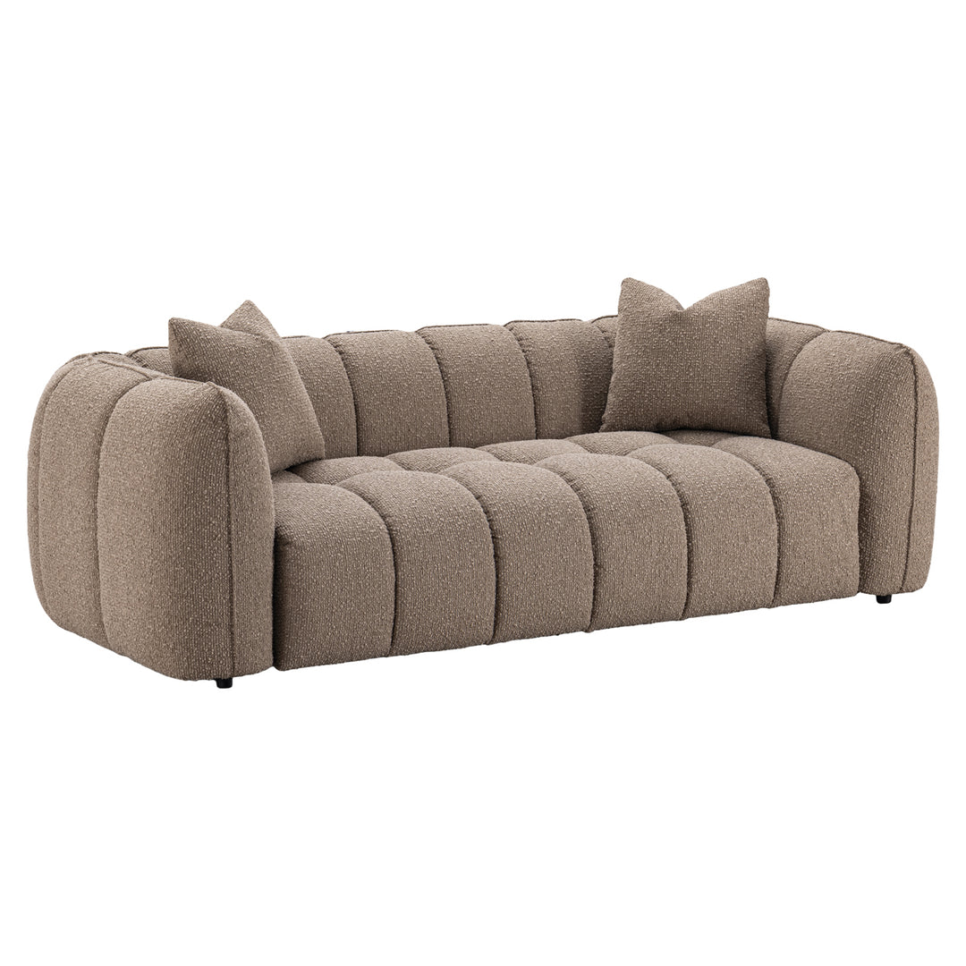 Hogan 3 Seater Sofa - Mocca Chunky