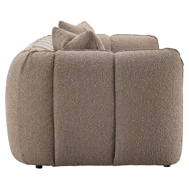 Hogan 3 Seater Sofa - Mocca Chunky