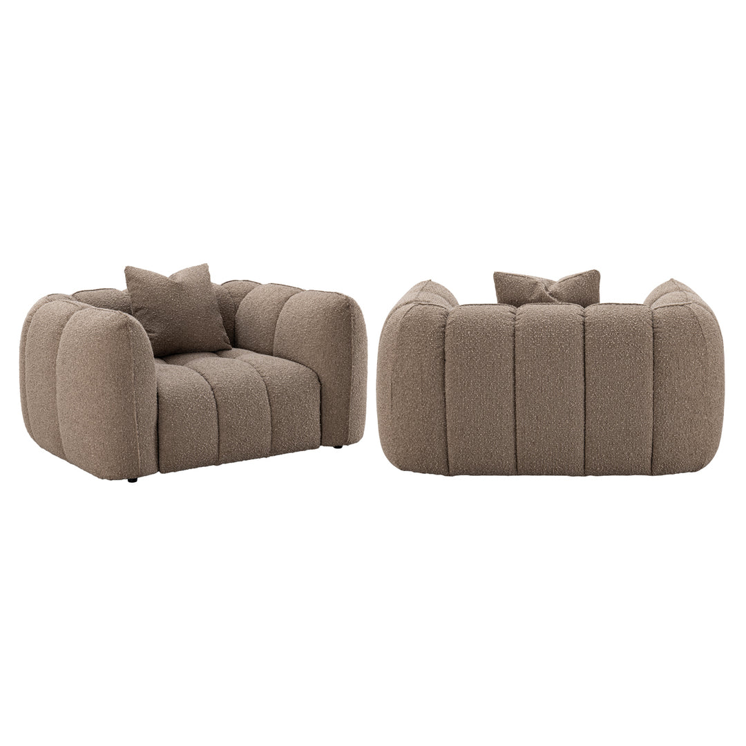 Hogan Lounge Chair - Mocca Chunky