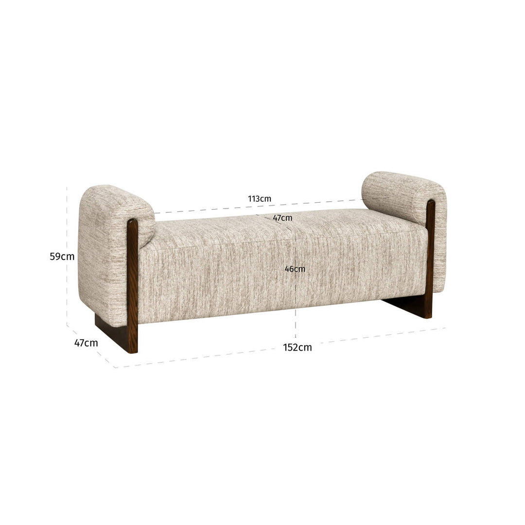 Winslov Bench - Natural Softweave