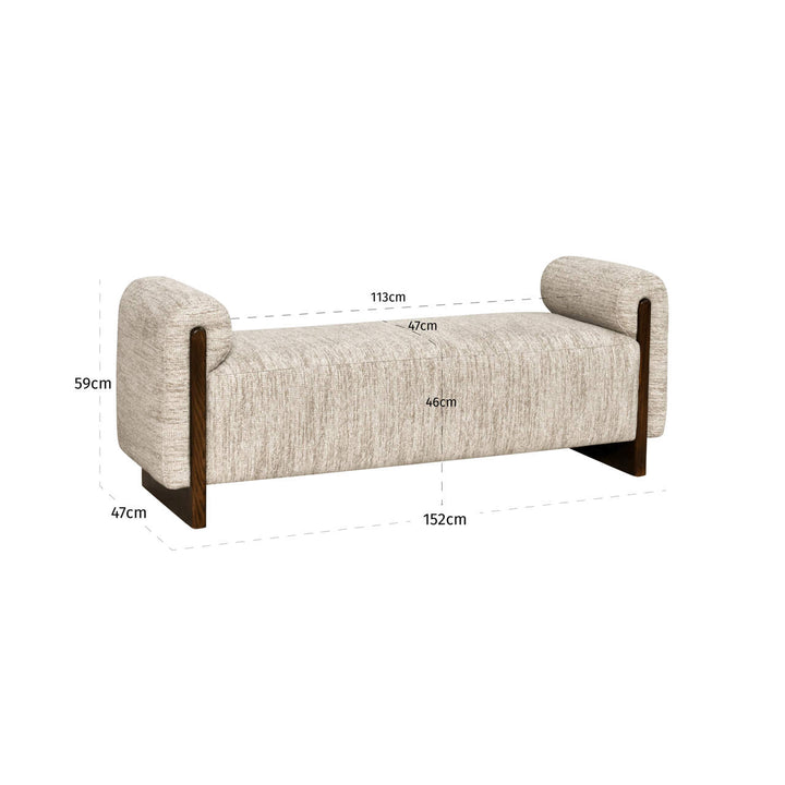 Winslov Bench - Natural Softweave