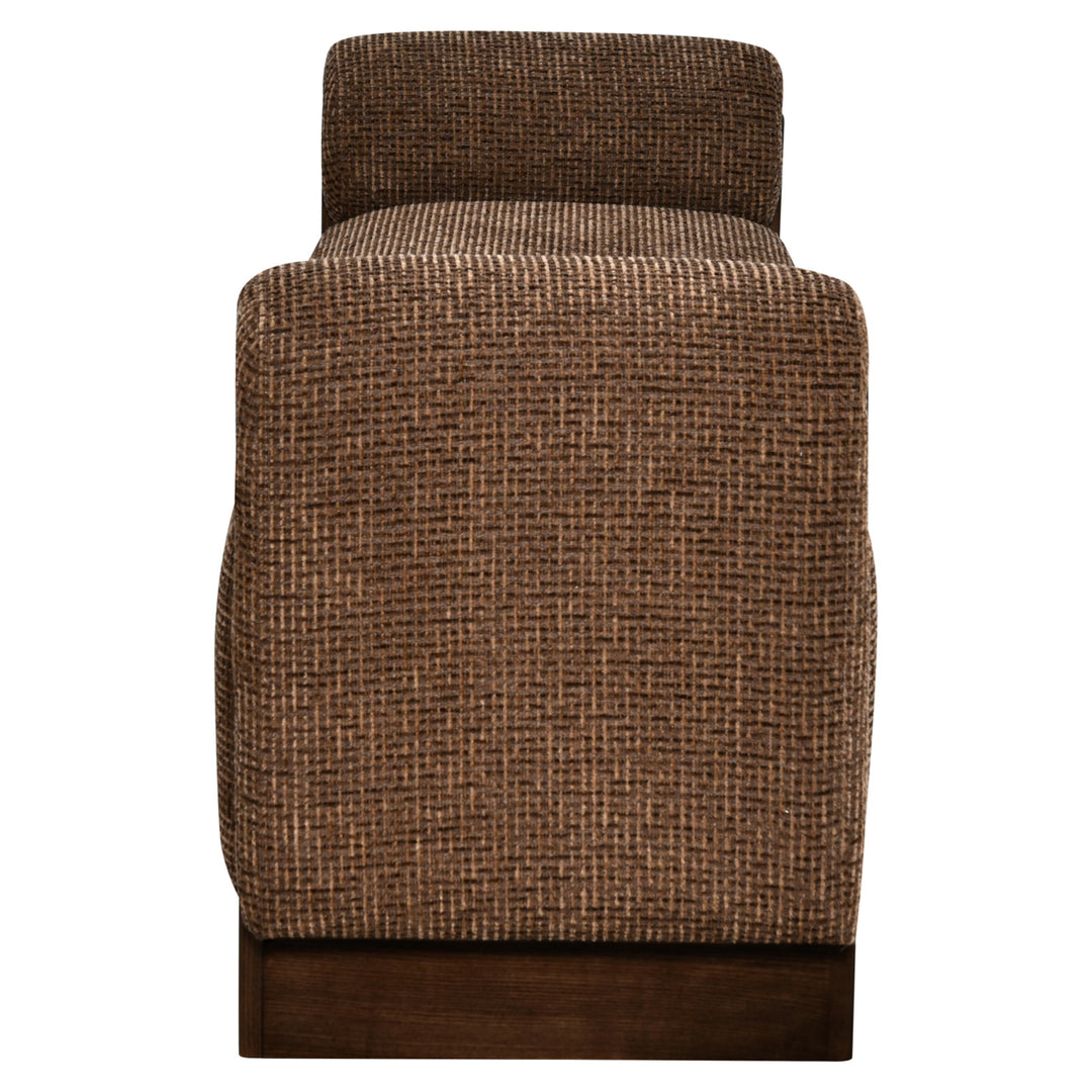 Winslov Bench - Brown Blockweave