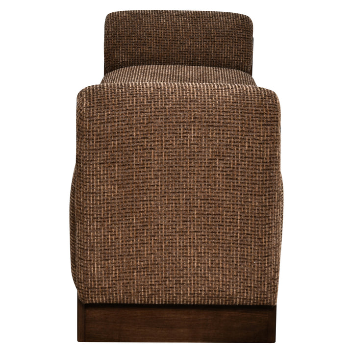 Winslov Bench - Brown Blockweave