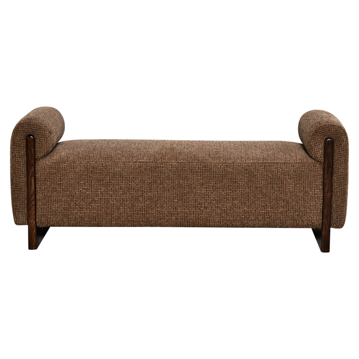 Winslov Bench - Brown Blockweave