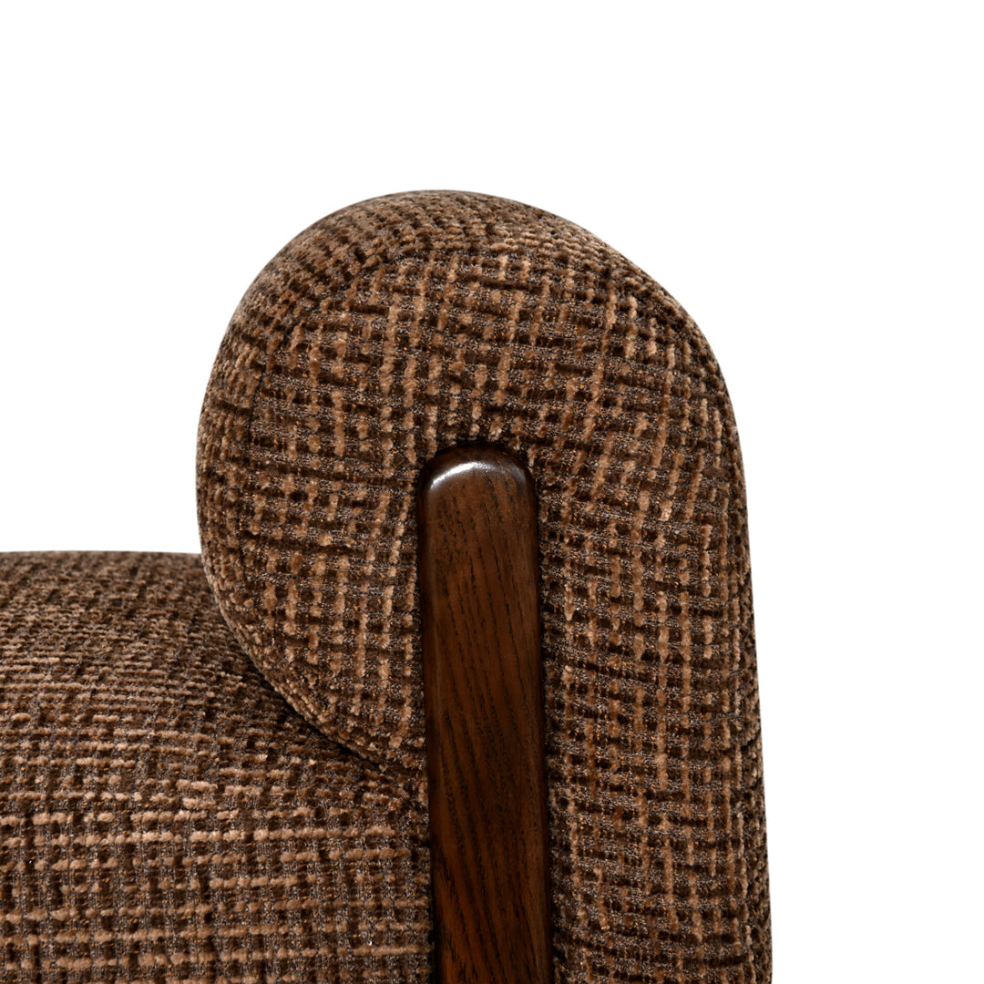 Winslov Bench - Brown Blockweave