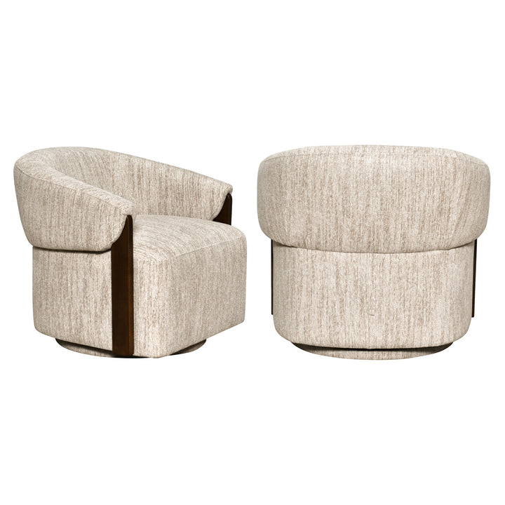 Marina Swivel Loungechair - Natural Softweave