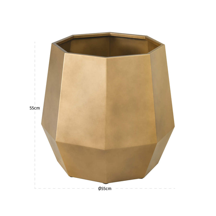 Axis Planter - Bronze Gold