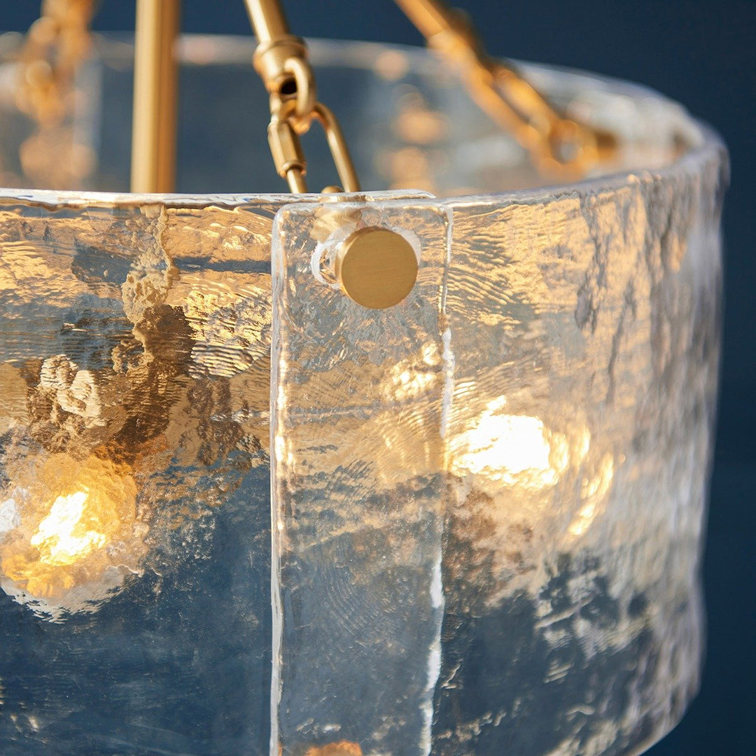 Keller 4 Pendant Light - Brushed Aged Brass