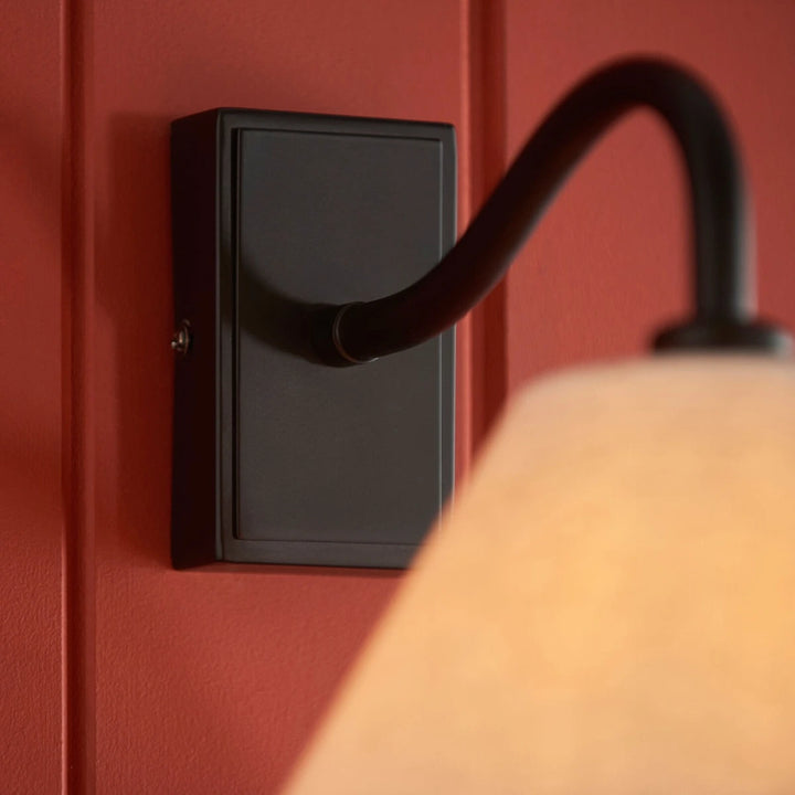 Knole Wall Light Matte Black - Matte Black