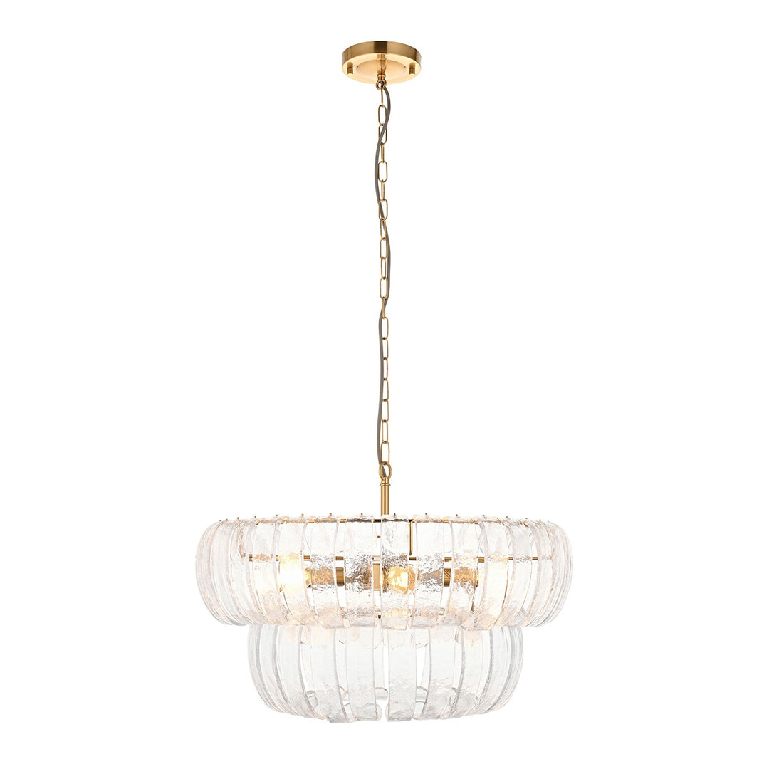 Montrose 6 Pendant Light - Brushed Aged Brass