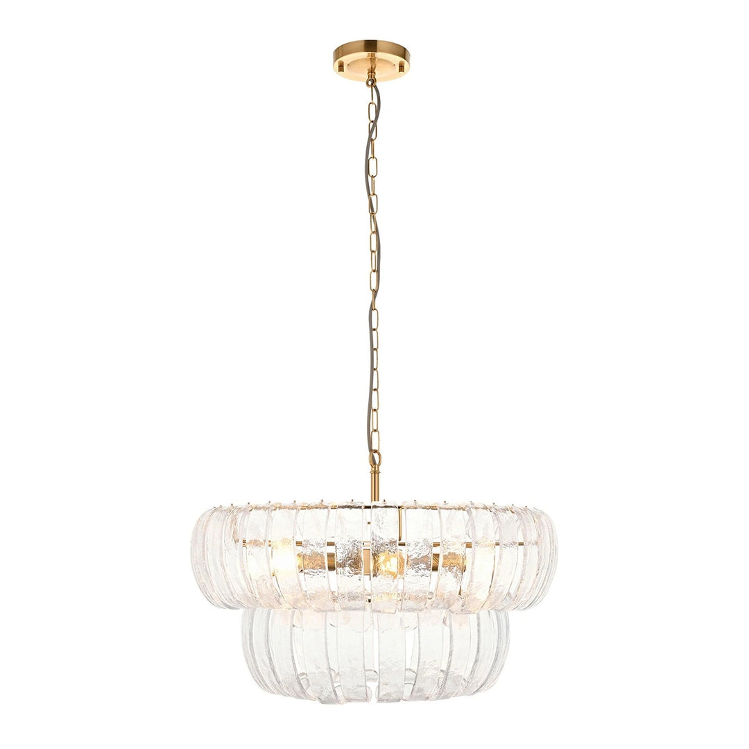 Montrose 6 Pendant Light - Brushed Aged Brass