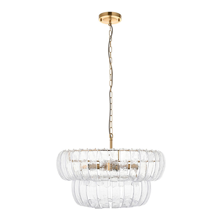 Montrose 6 Pendant Light - Brushed Aged Brass