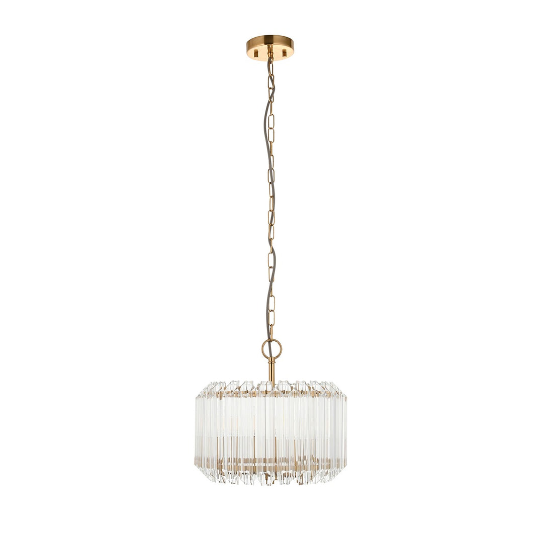 Valentina 3 Pendant Light - Brushed Aged Brass