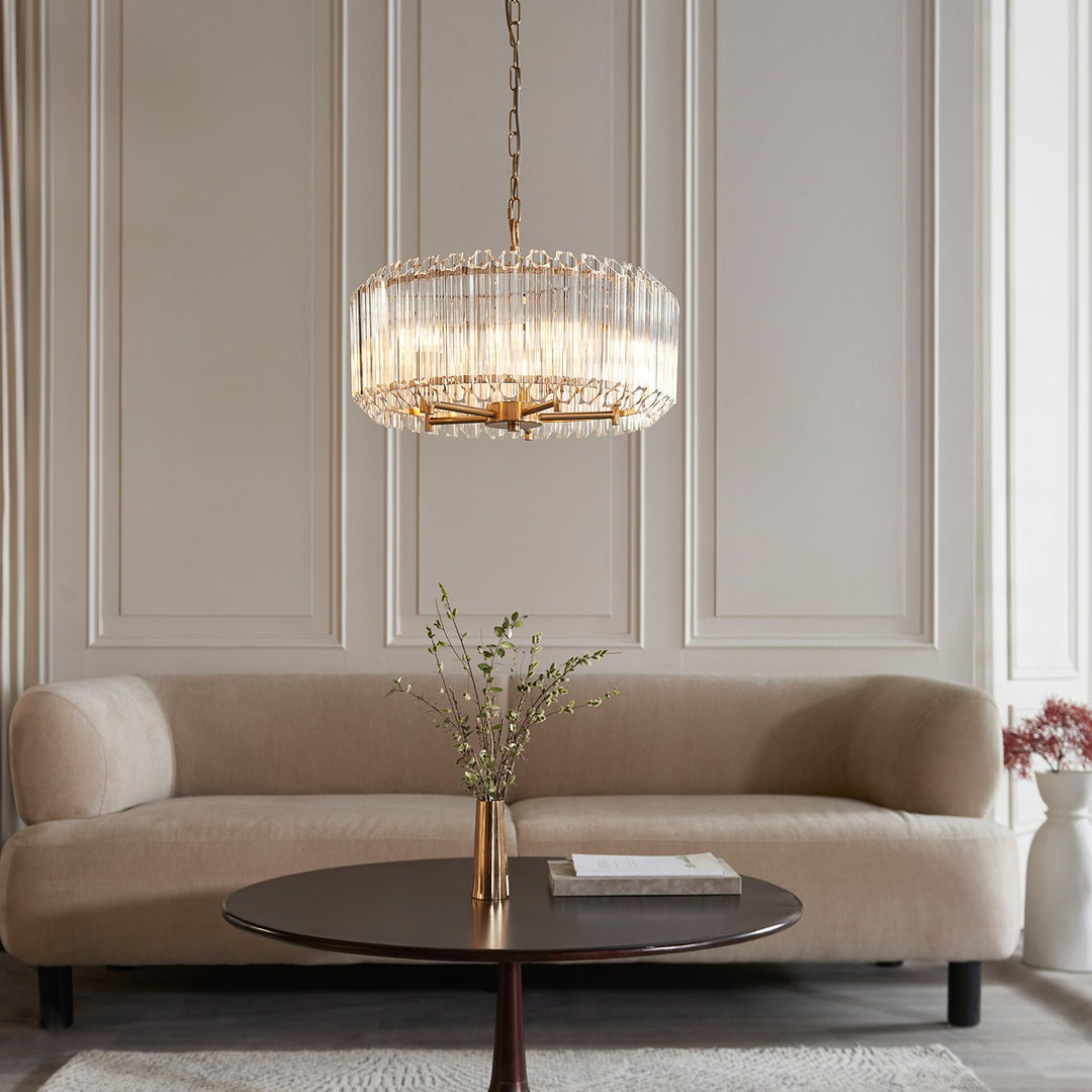 Valentina 5 Pendant Light - Brushed Aged Brass