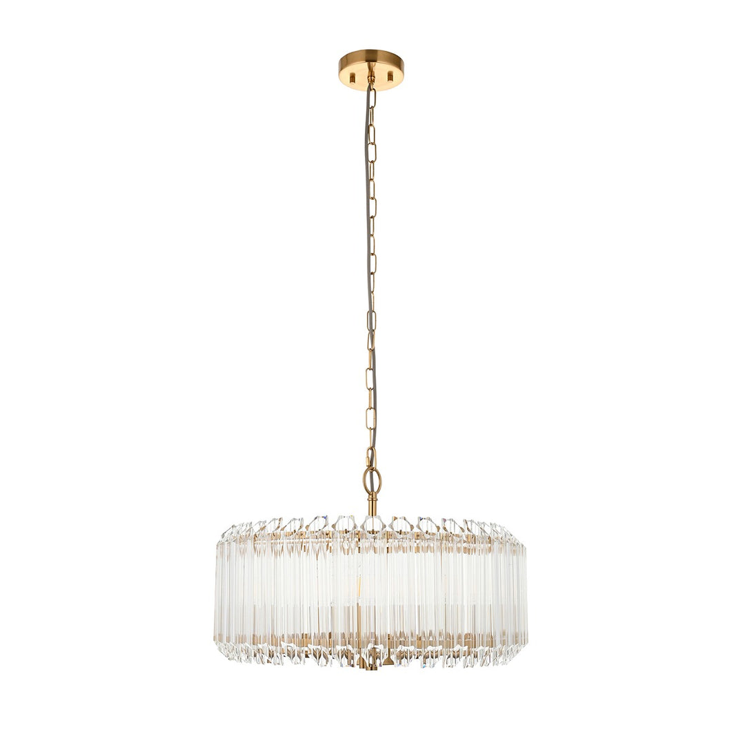 Valentina 5 Pendant Light - Brushed Aged Brass