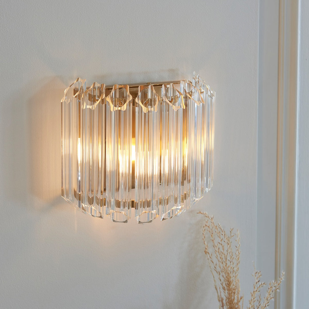 Valentina Wall Light - Brushed Aged Brass
