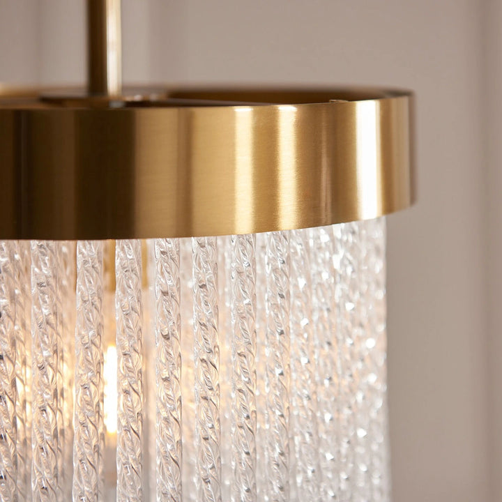 Anistoria 1 Pendant Light - Brushed Aged Brass