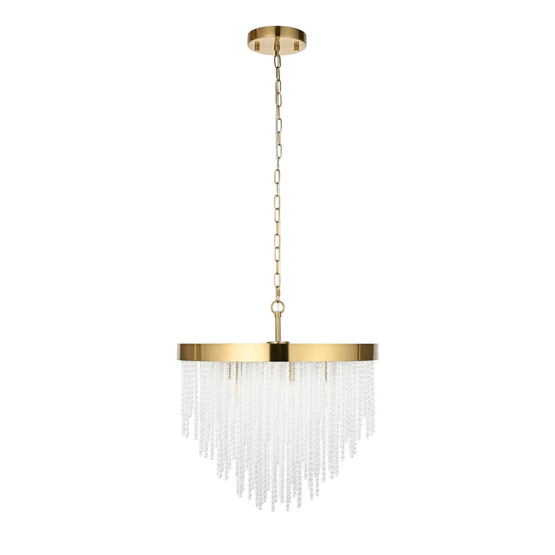 Anistoria 5 Pendant Light - Brushed Aged Brass