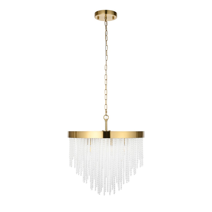 Anistoria 5 Pendant Light - Brushed Aged Brass