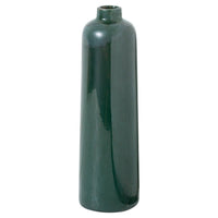 Hill Interiors Garda Glazed Raine Vase in Emerald