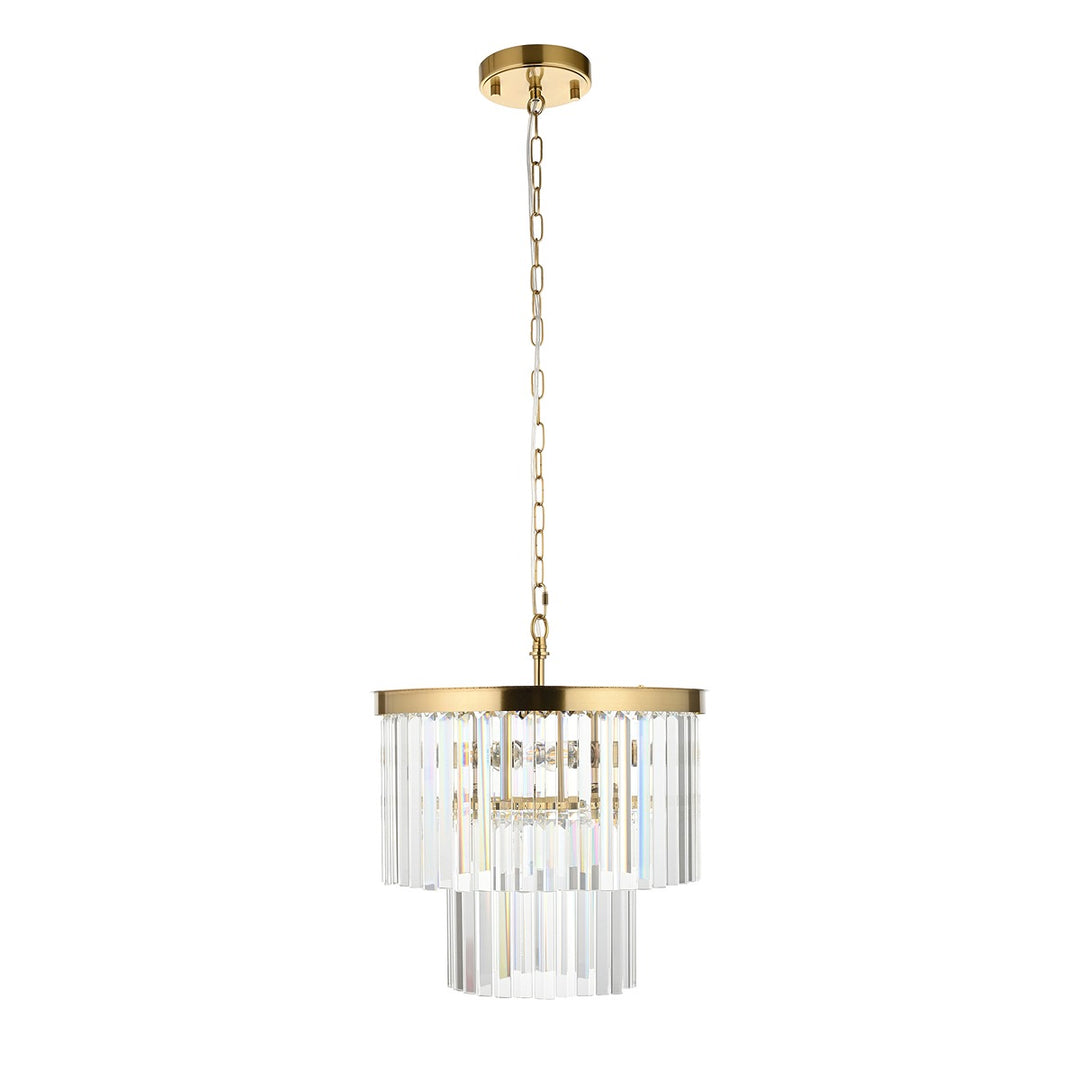 Conaston 4 Pendant Light - Brushed Aged Brass