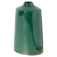 Hill Interiors Garda Glazed Liv Vase in Emerald