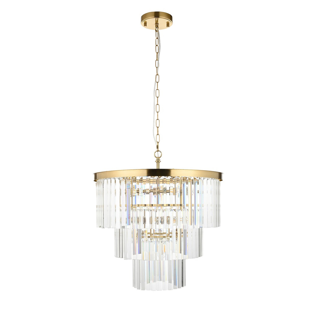 Conaston 7 Pendant Light - Brushed Aged Brass