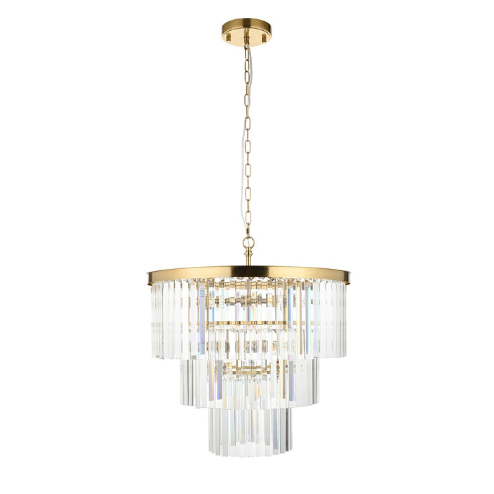 Conaston 7 Pendant Light - Brushed Aged Brass