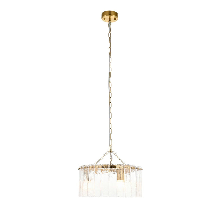 Karine 3 Pendant Light - Brushed Aged Brass