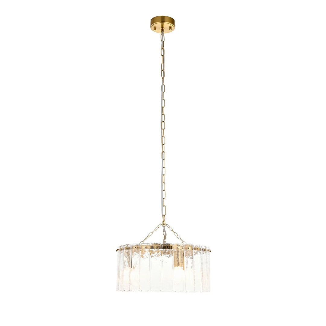 Karine 3 Pendant Light - Brushed Aged Brass