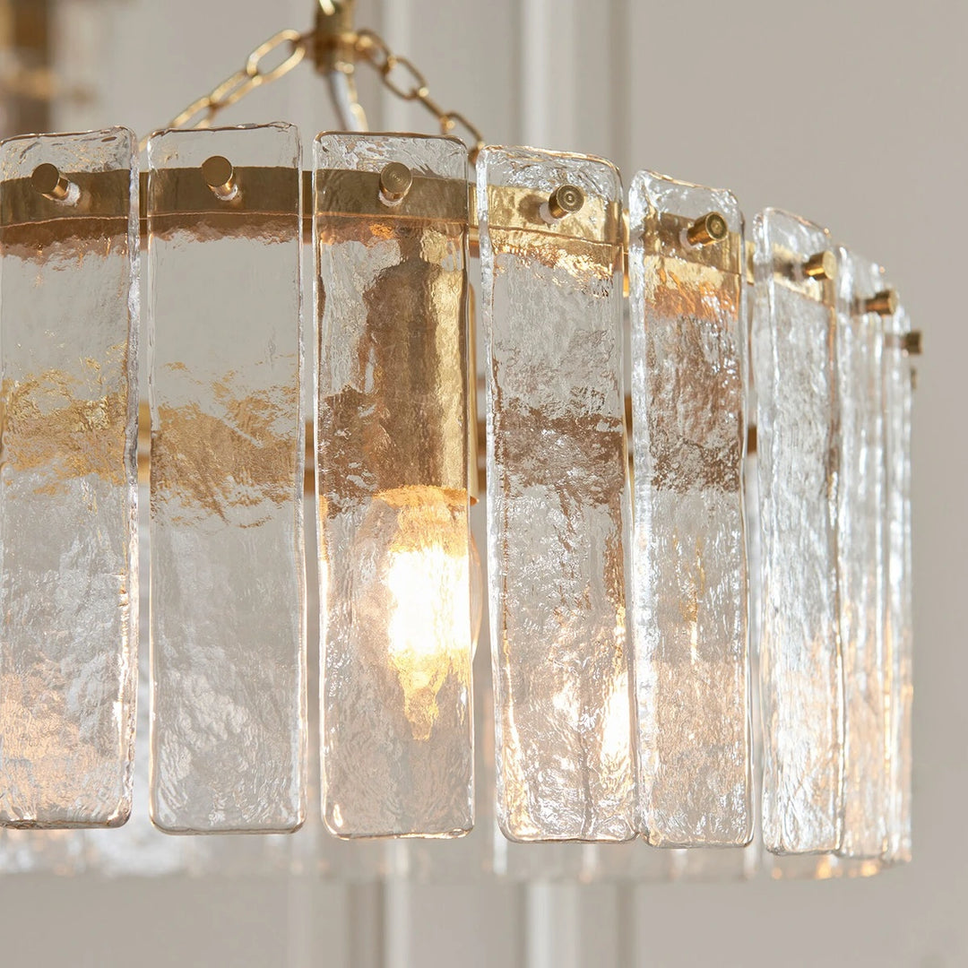 Karine 3 Pendant Light - Brushed Aged Brass