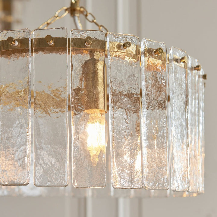 Karine 3 Pendant Light - Brushed Aged Brass