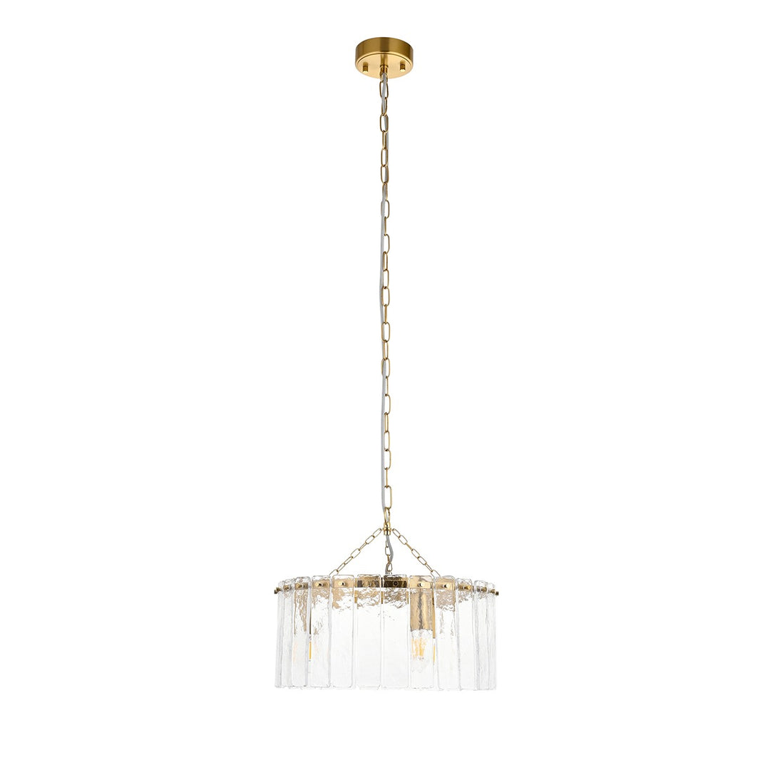 Karine 3 Pendant Light - Brushed Aged Brass