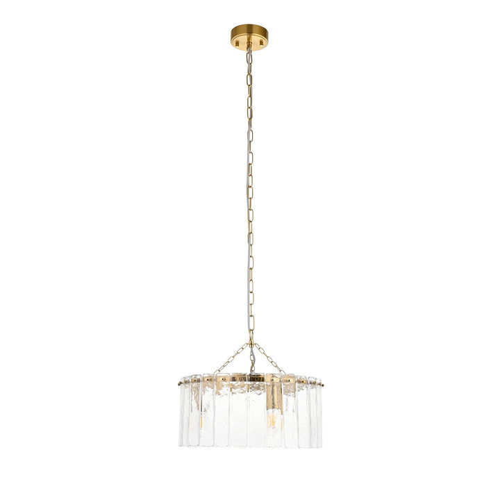 Karine 3 Pendant Light - Brushed Aged Brass