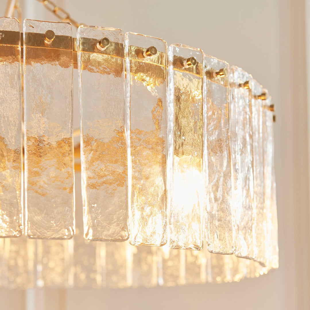 Karine 5 Pendant Light - Brushed Aged Brass