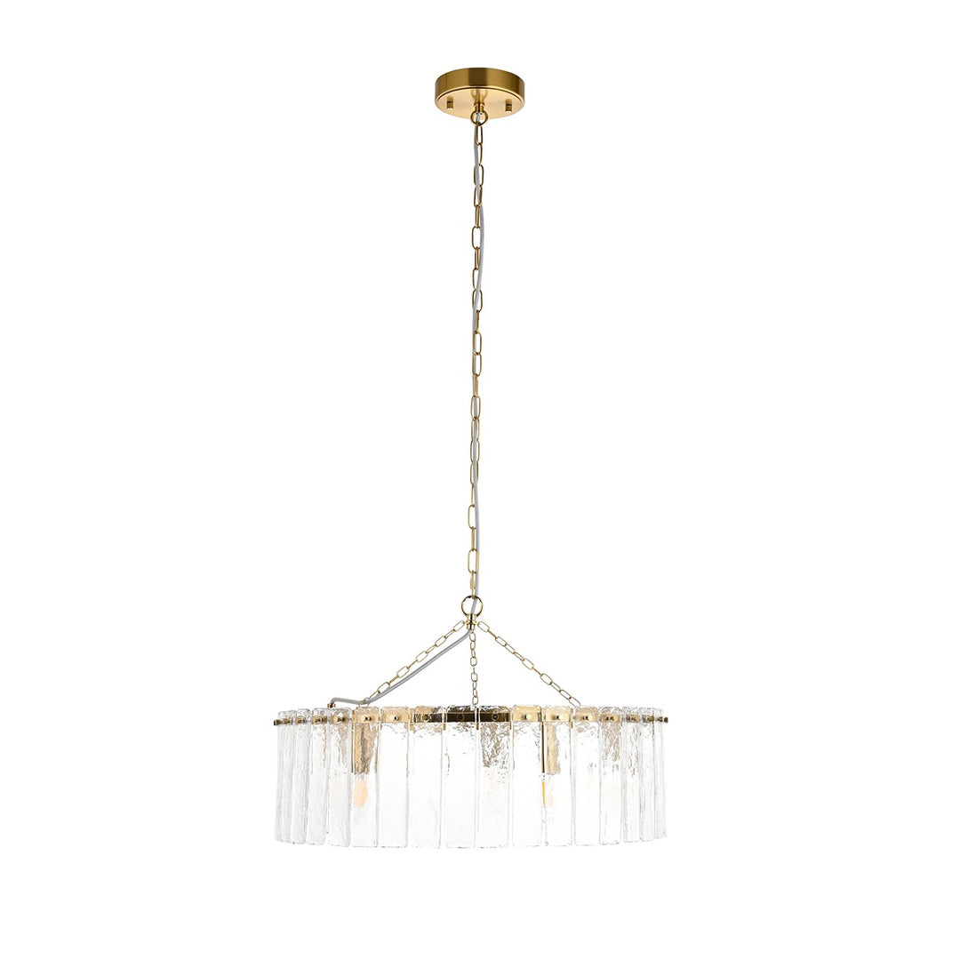 Karine 5 Pendant Light - Brushed Aged Brass
